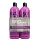 TIGI Bed Head Dumb Blonde Repair Shampoo and Reconstructor for Coloured Hair 2 x 750ml
