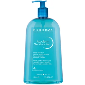 Bioderma Atoderm Gel Douche Gel de ducha ultrasuave sin jabón Piel sensible normal - Size 1L
