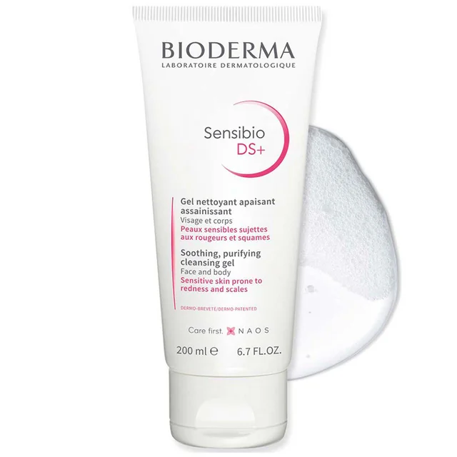 Bioderma Sensibio DS+ Gel nettoyant Gel limpiador purificante calmante Dermatitis seborreica Piel sensible