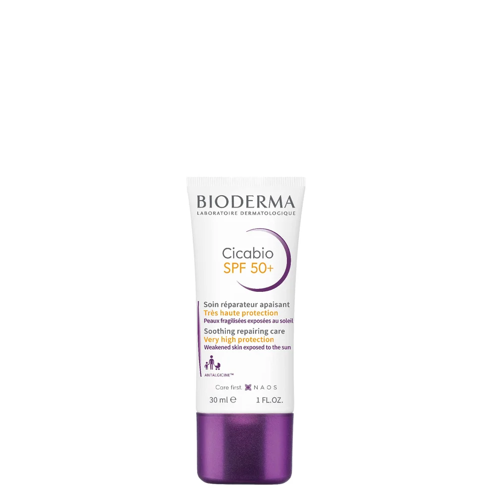 Bioderma Cicabio SPF 50+ Crema calmante reparadora Piel dañada Protección solar Imagen 1