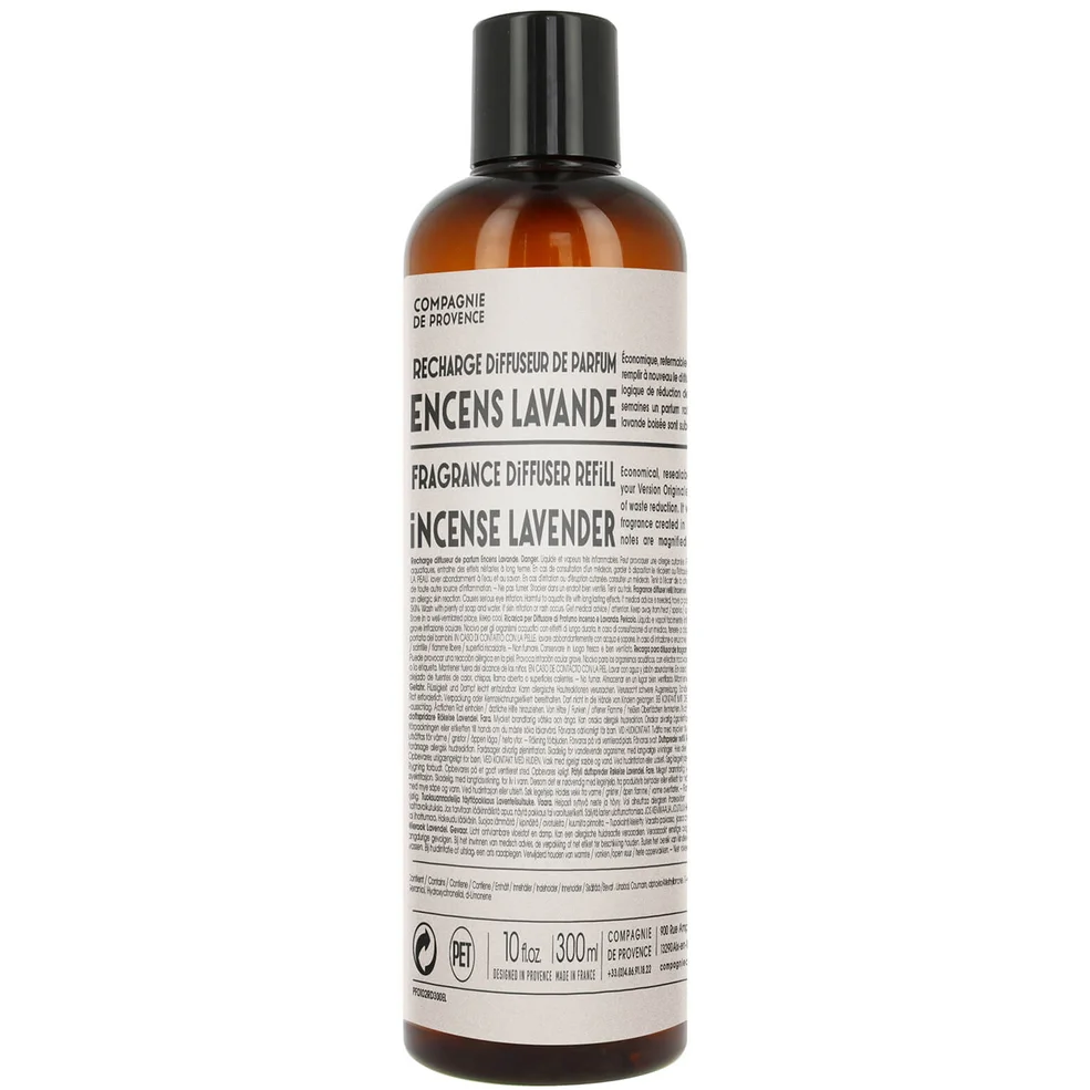 Recarga de perfume para difusor de Compagnie de Provence - Incienso y lavanda 300 ml Imagen 1