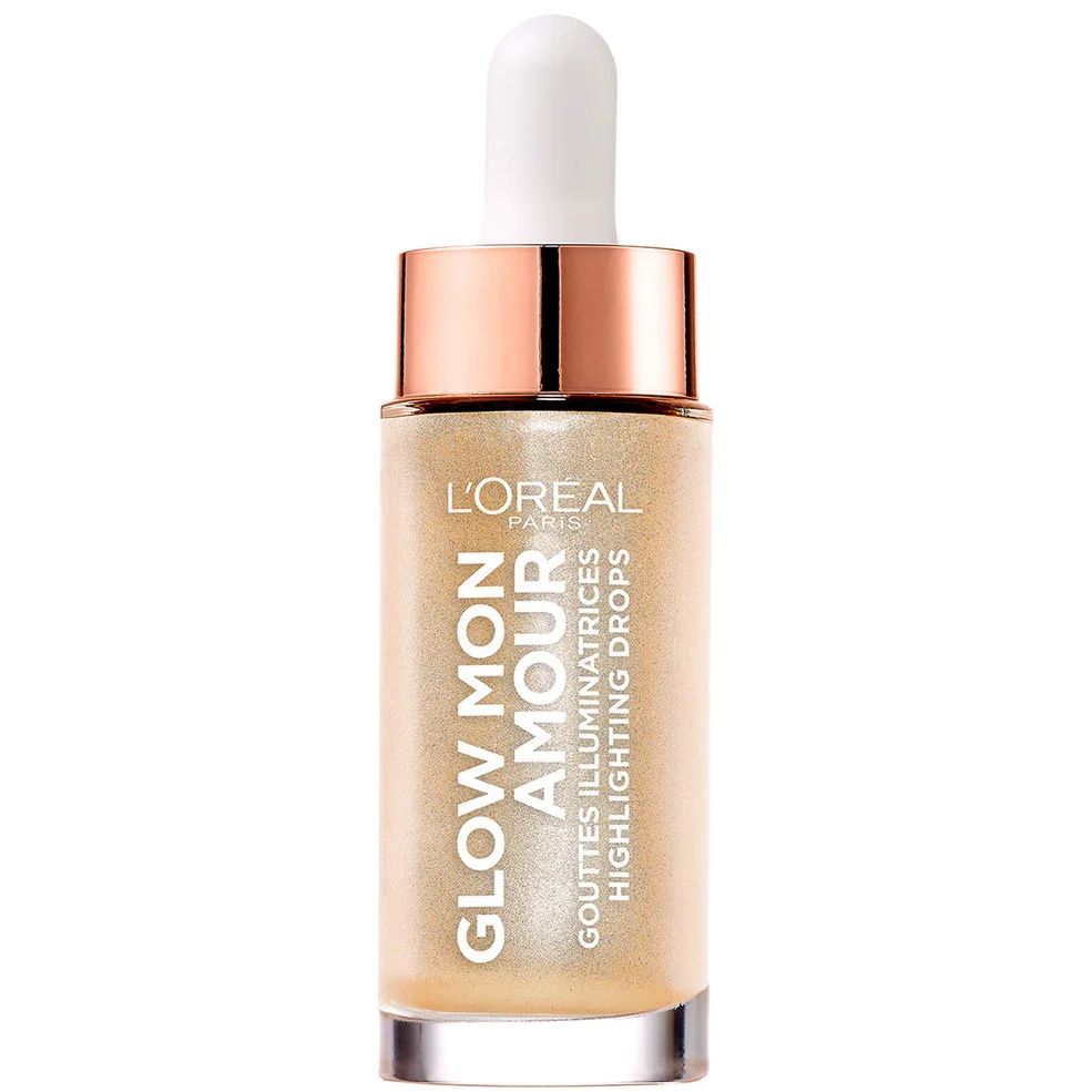 Gotas líquidas iluminadoras Glow Mon Amour de L'Oréal Paris - Champagne 15 ml Imagen 1