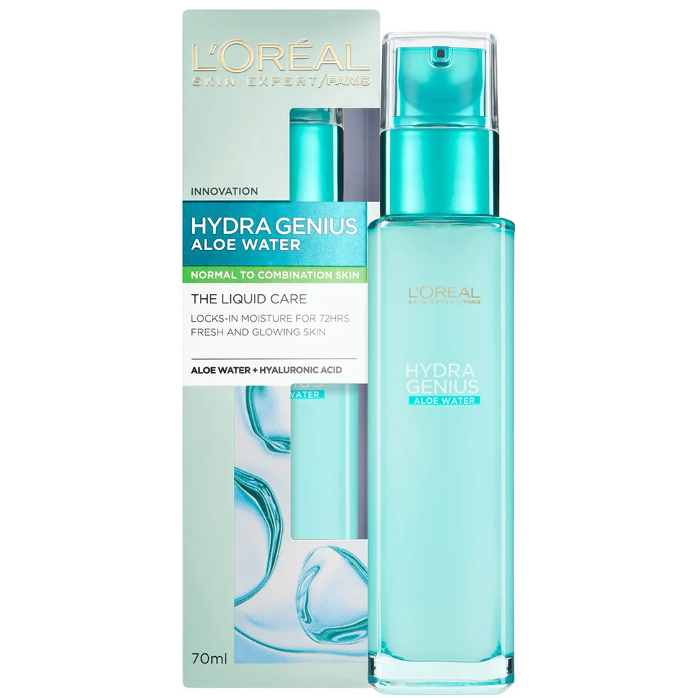 Crema hidratante líquida Hydra Genius para piel mixta de L'Oréal Paris 70 ml Imagen 1