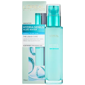 Crema hidratante líquida Hydra Genius para piel normal a seca de L'Oréal Paris 70 ml - undefined undefined