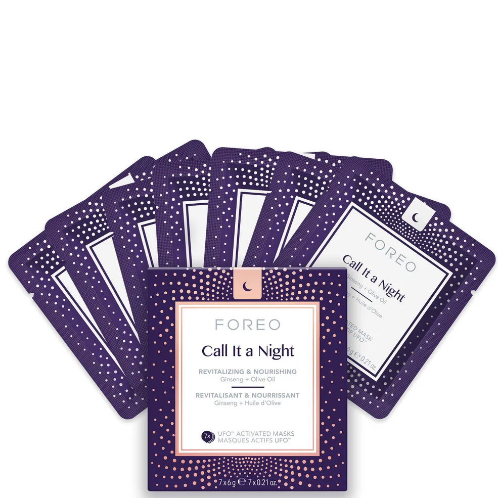 FOREO Call it a Night UFO/UFO Mini Nourishing and Revitalising Face Mask (7 Pack) Imagen 1