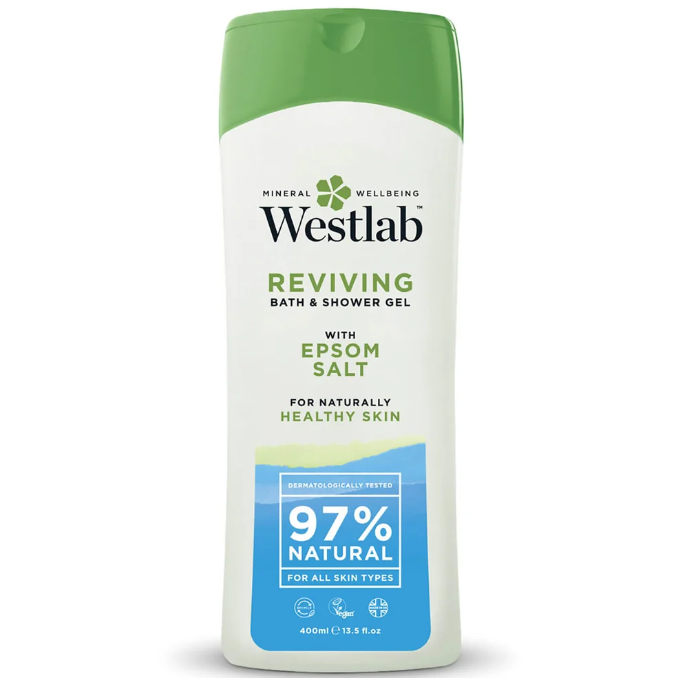Jabón de ducha revitalizante con sales minerales Pure Epsom de Westlab 400 ml Imagen 1