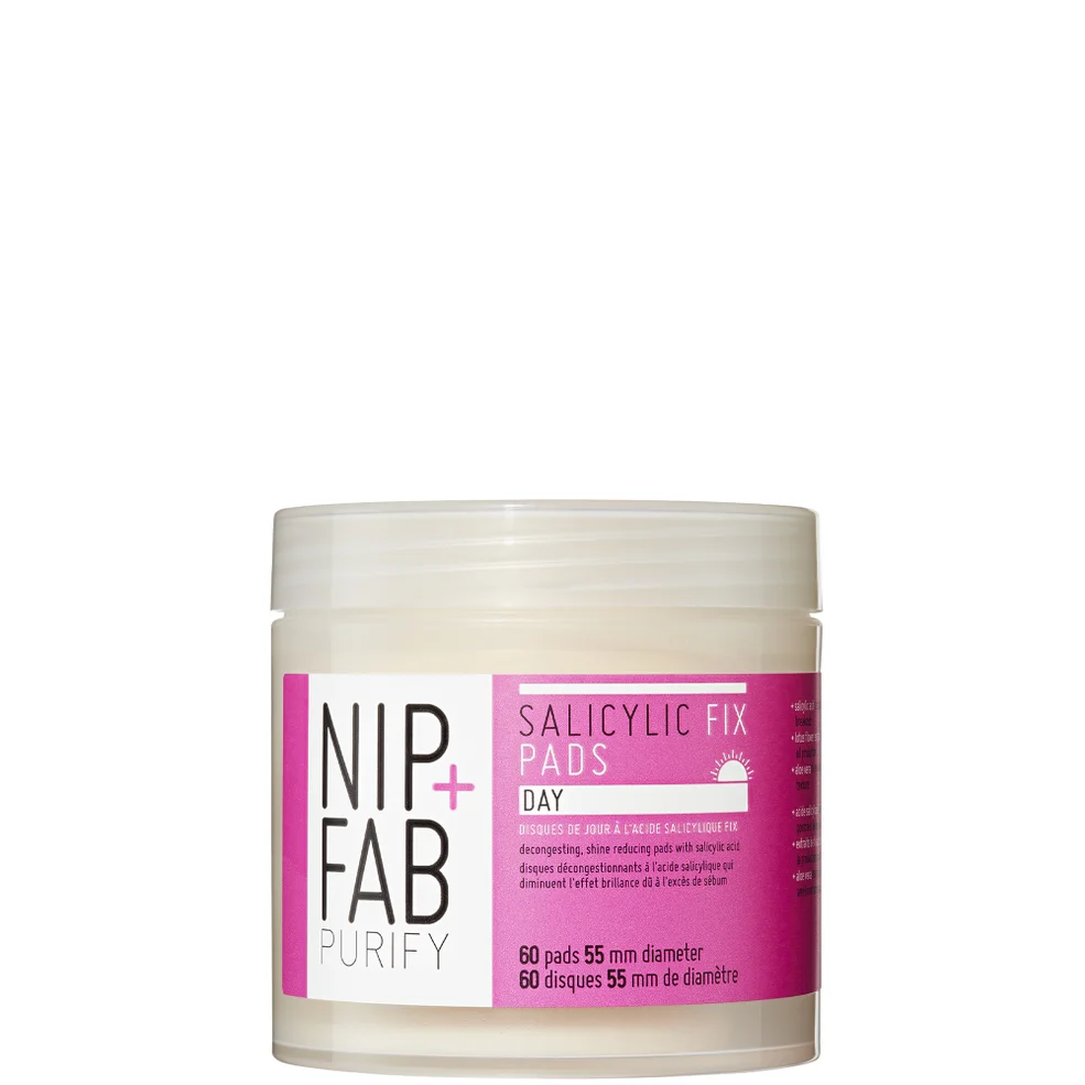 NIP+FAB Teen Skin Fix Salicylic Acid Day Pads 60 Pads Imagen 1