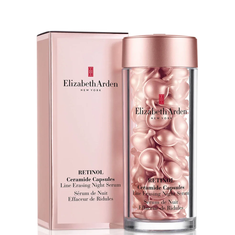Elizabeth Arden Retinol Ceramide Capsules Line Erasing Night Serum - 60 Pieces (Sleeved Version) Imagen 1