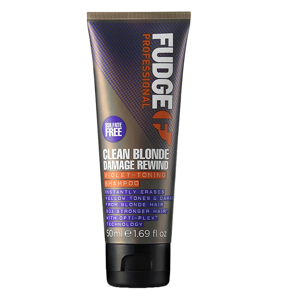 Fudge Clean Blonde Damage Rewind Shampoo 50ml Imagen 1