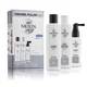 Tratamiento de 3 pasos para pérdida leve de cabello no teñido System Trial Kit 1 for Natural Hair with Light Thinning de NIOXIN
