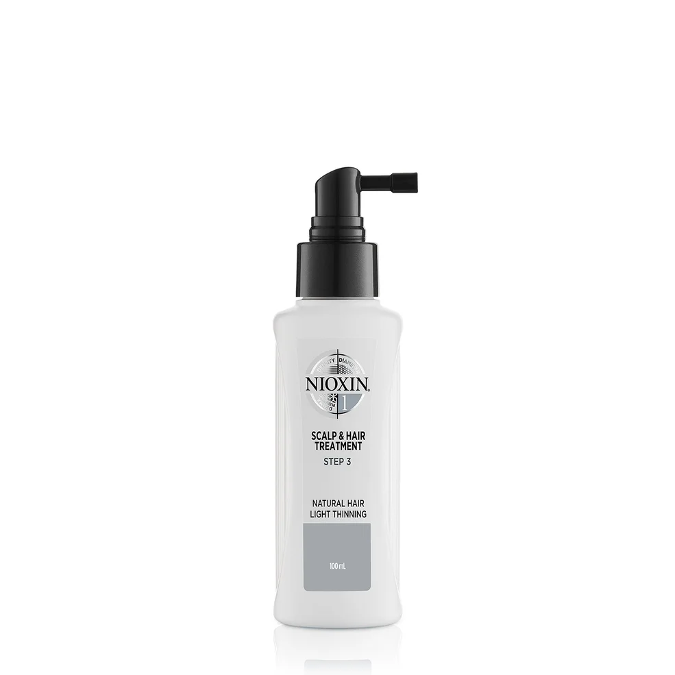 NIOXIN Tratamiento del cuero cabelludo y del cabello en 3 partes para cabellos naturales con ligera disminución 100ml Imagen 1