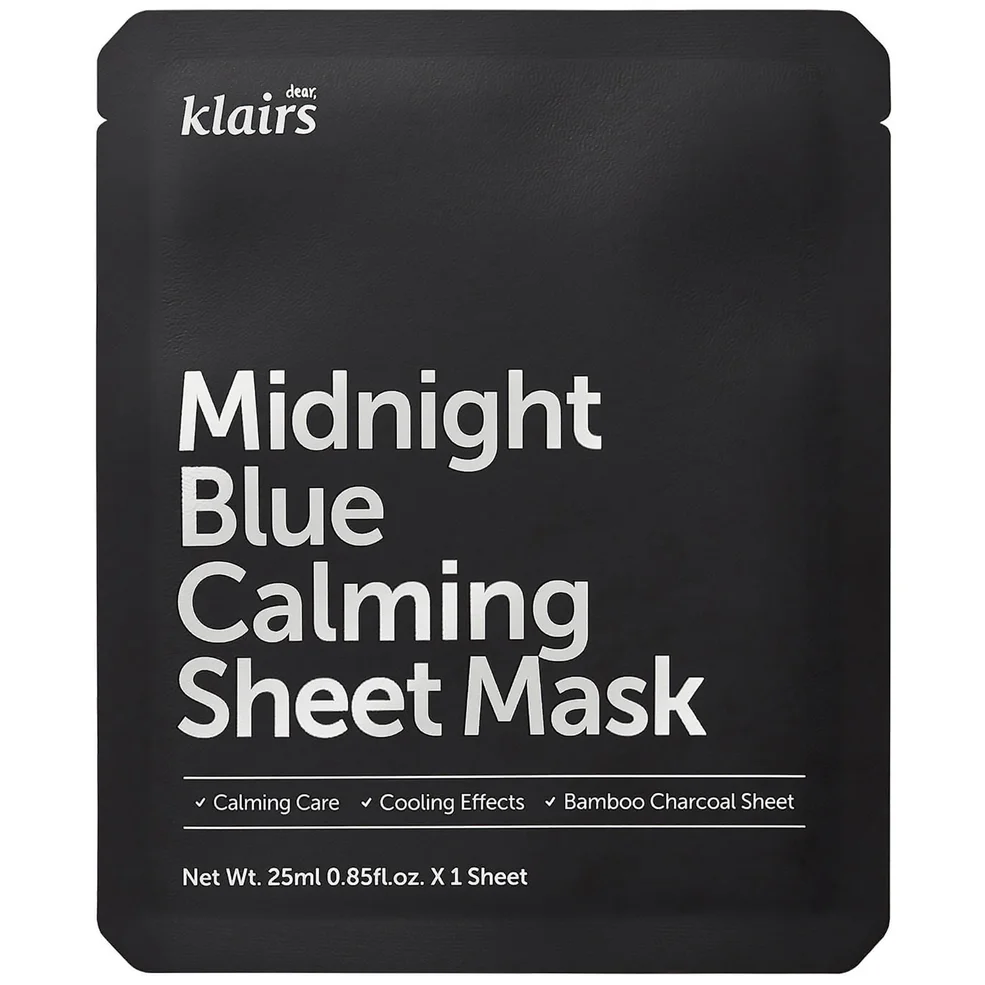 Querida, Klairs Midnight Blue Calming Sheet Mask 25ml Imagen 1