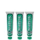Pack de pasta de dientes Menta fuerte clásica de Marvis (3 x 85 ml)