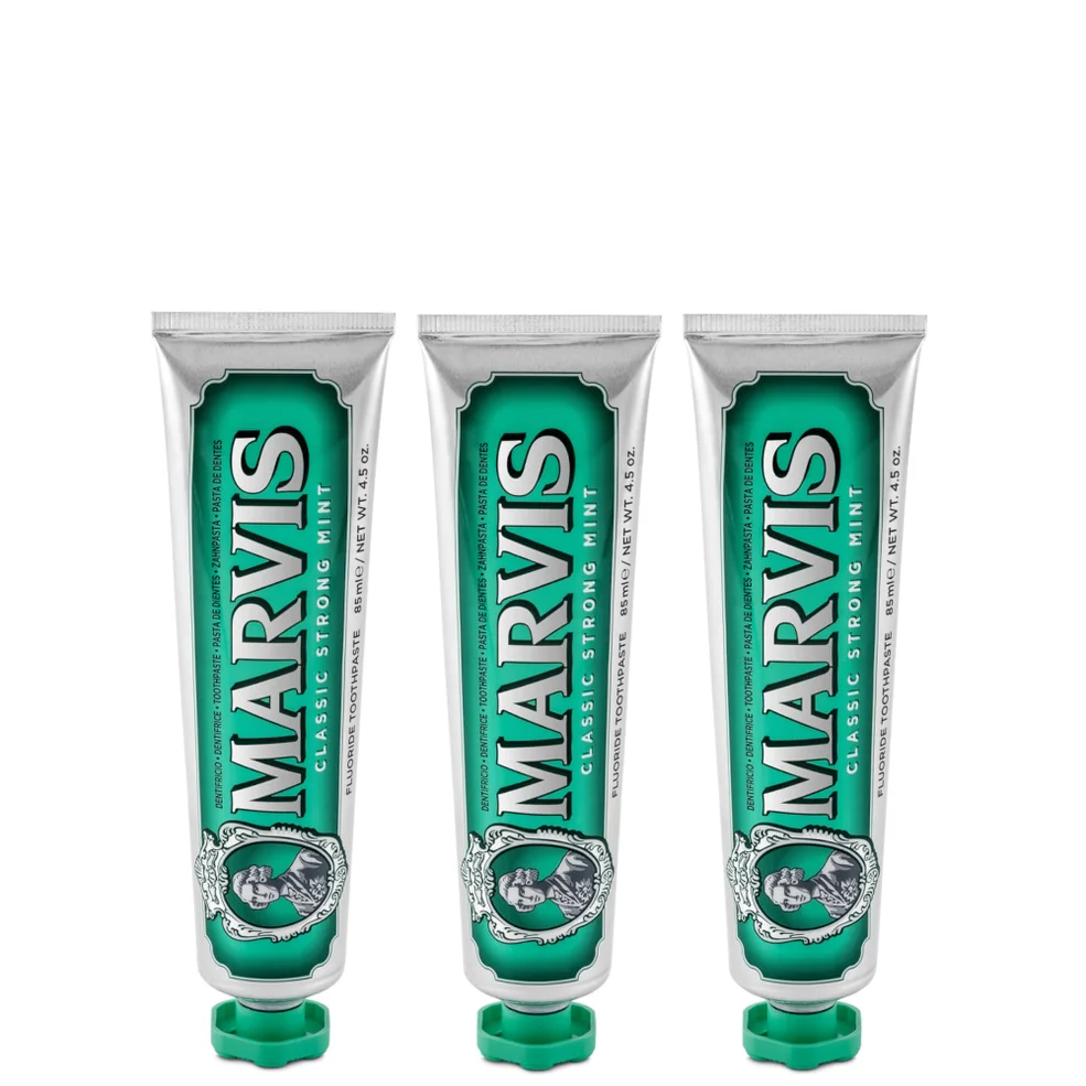 Pack de pasta de dientes Menta fuerte clásica de Marvis (3 x 85 ml) Imagen 1
