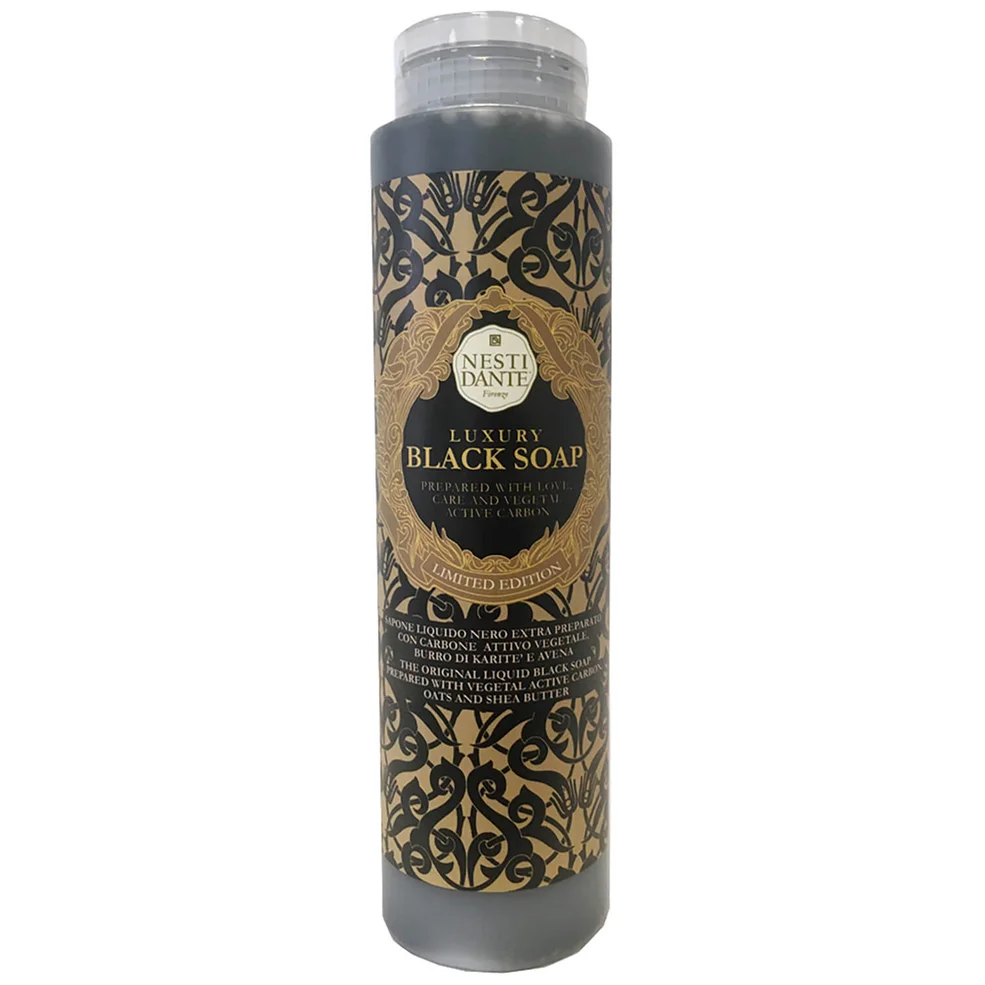 Gel de ducha con jabón negro Luxury de Nesti Dante 300 ml Imagen 1