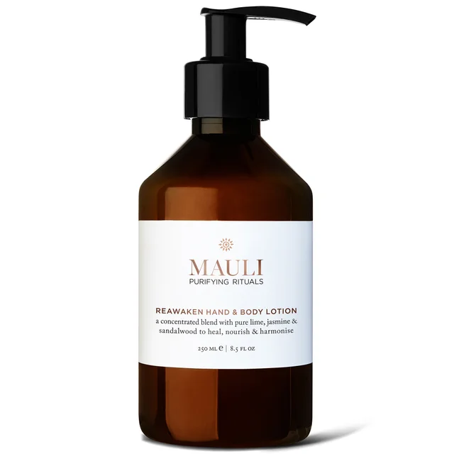 Loción de manos y cuerpo Reawaken de Mauli