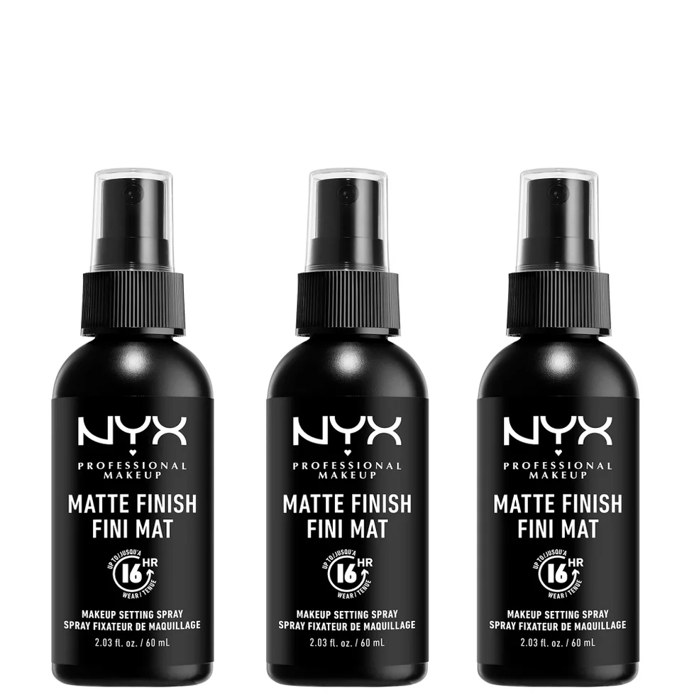 NYX Professional Makeup Matte Setting Spray x 3 Imagen 1