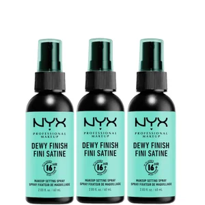 NYX Professional Makeup Dewy Setting Spray Trio - undefined undefined