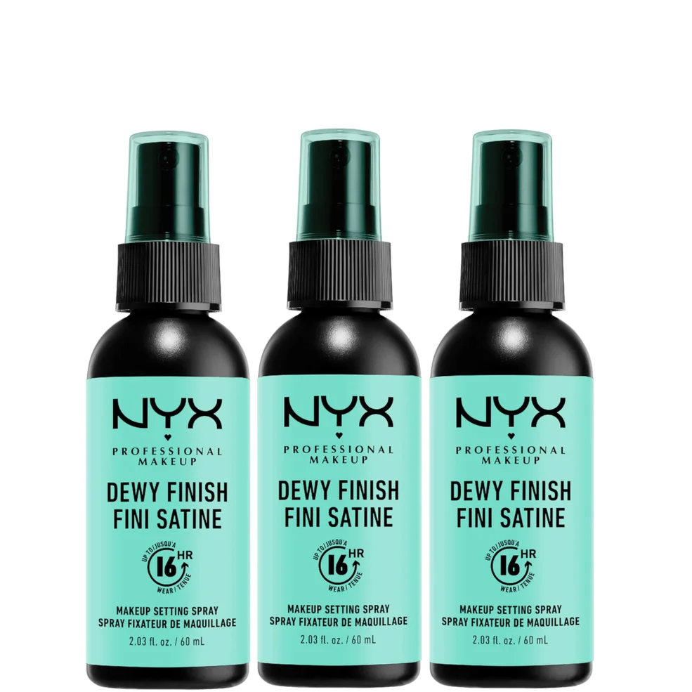 NYX Professional Makeup Dewy Setting Spray Trio Imagen 1
