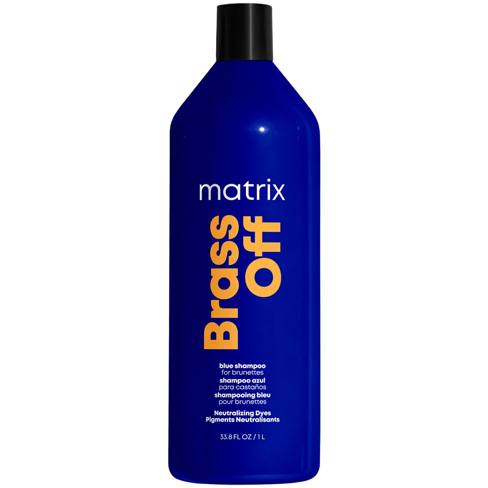 Matrix Total Results Brass Off Brunette Blue Shampoo for Lightened Brunette Hair 1L Imagen 1