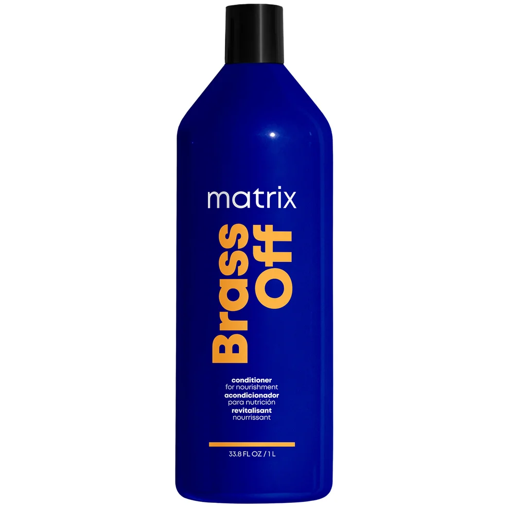 Matrix Total Results Brass Off Brunette Blue Conditioner for Lightened Brunette Hair 1000ml Imagen 1