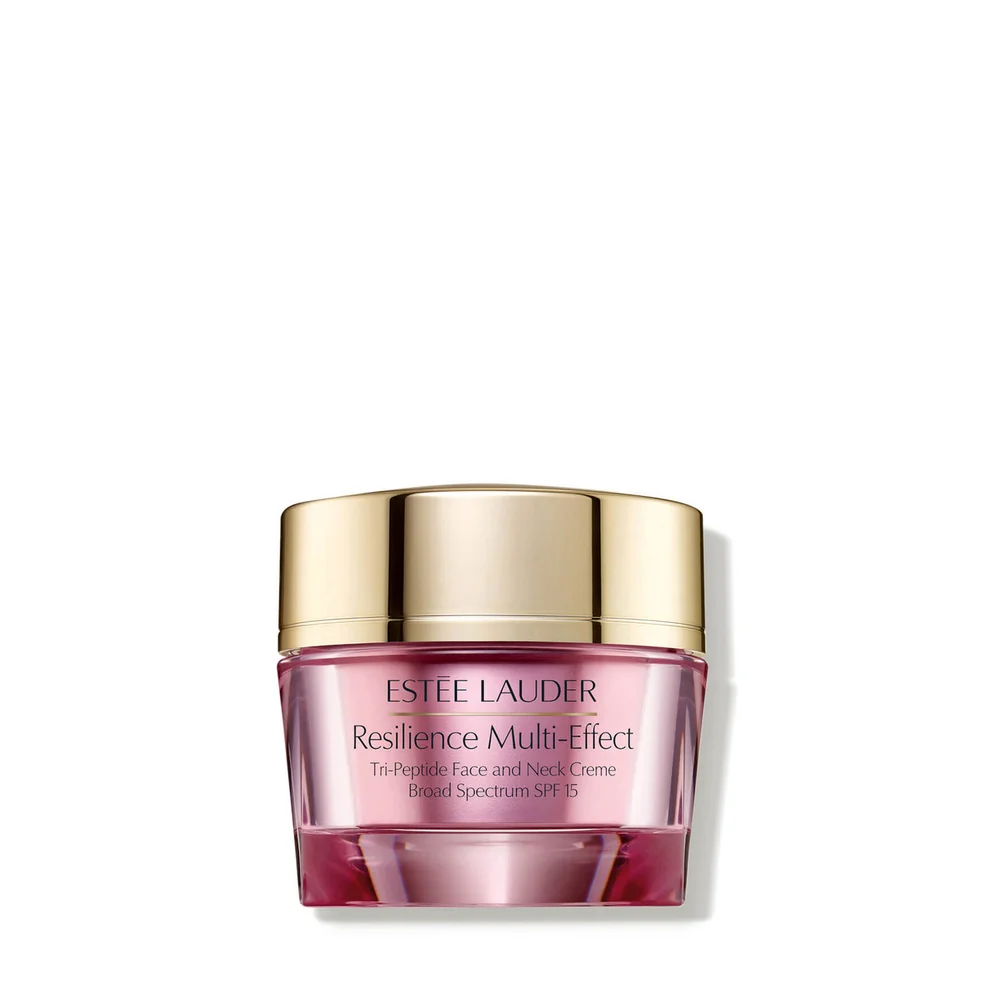 Crema con tripéptidos para el rostro y el cuello Resilience Multi-Effect con FPS 15 de Estée Lauder - Para pieles secas 50 ml Imagen 1