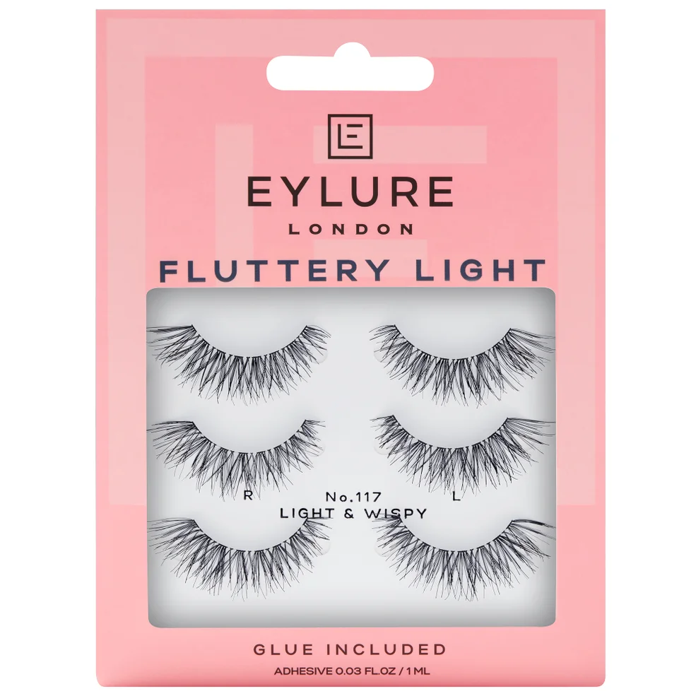 Eylure False Lashes - Fluttery Light No. 117 Multipack Imagen 1