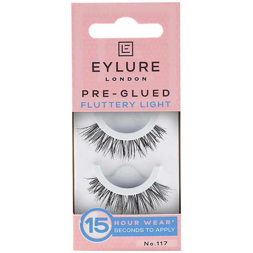 Eylure Pre-Glued False Lashes - Fluttery Light No. 117 Imagen 1