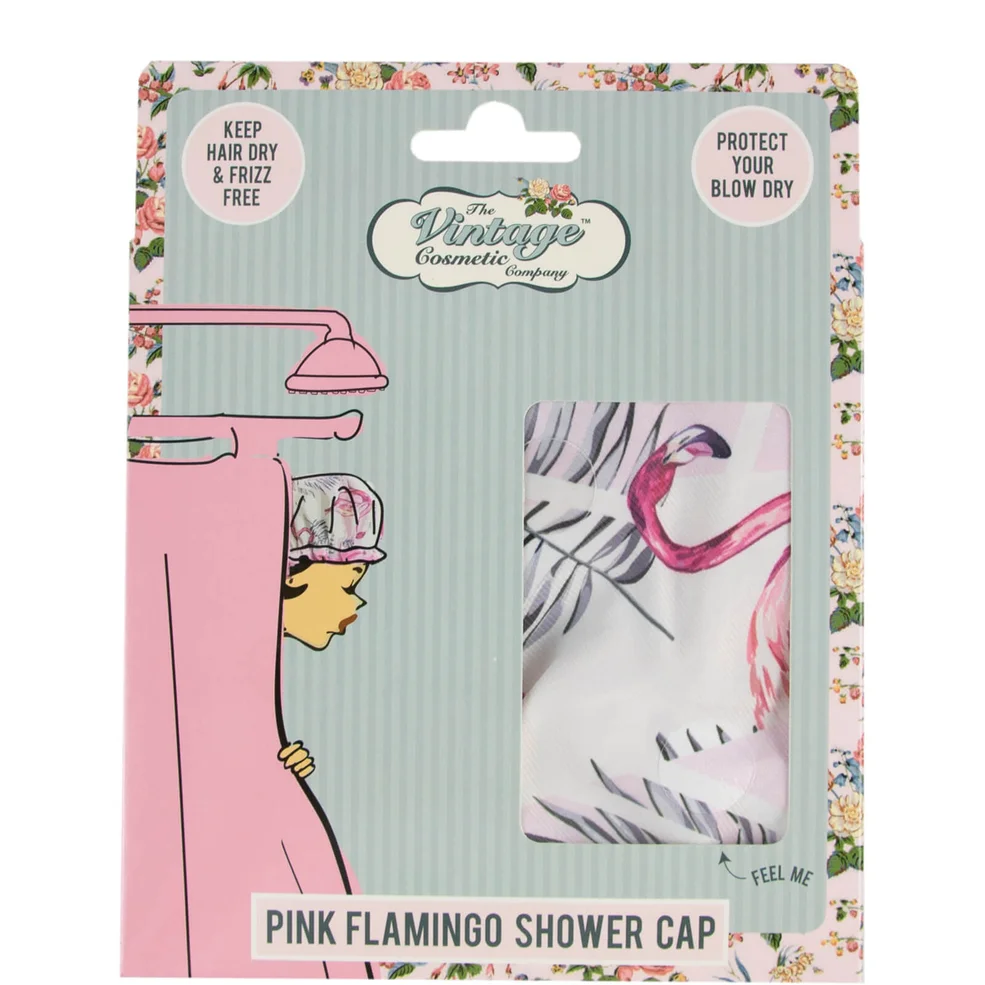 Gorro de ducha de The Vintage Cosmetic Company - Flamingo Imagen 1