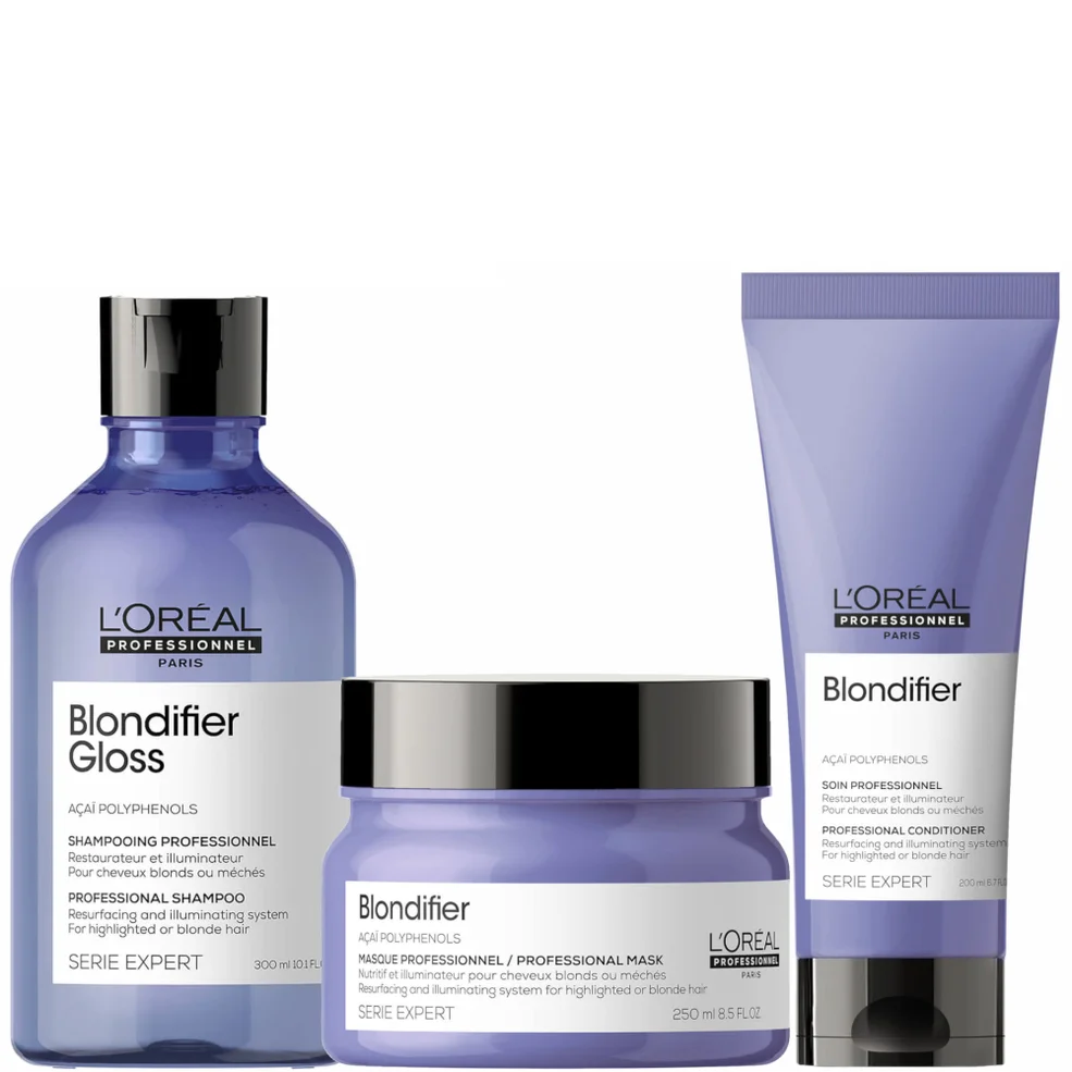 Trío de productos Blondifier Serie Expert de L'Oréal Professionnel Imagen 1