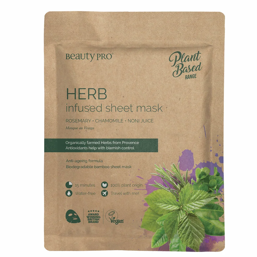 BeautyPro Herb Rebalancing Sheet Mask 22ml Imagen 1