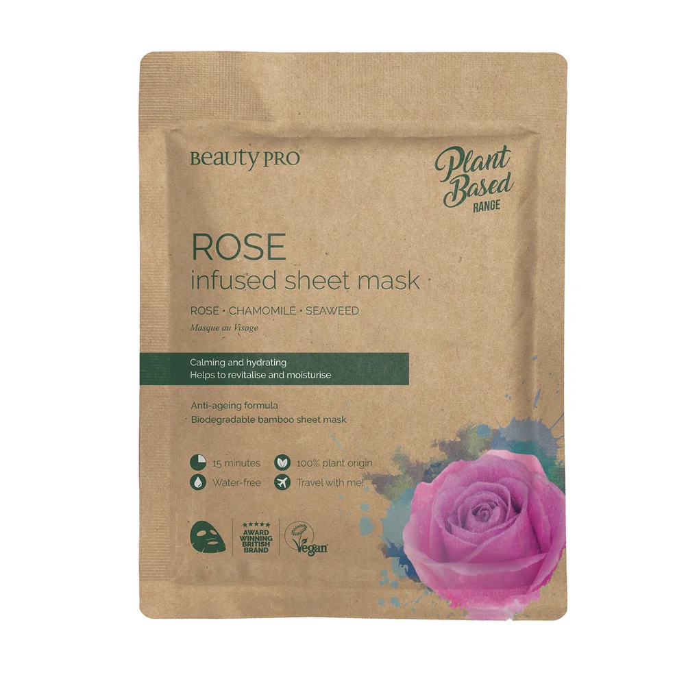 BeautyPro Rose Calming Sheet Mask 22ml Imagen 1