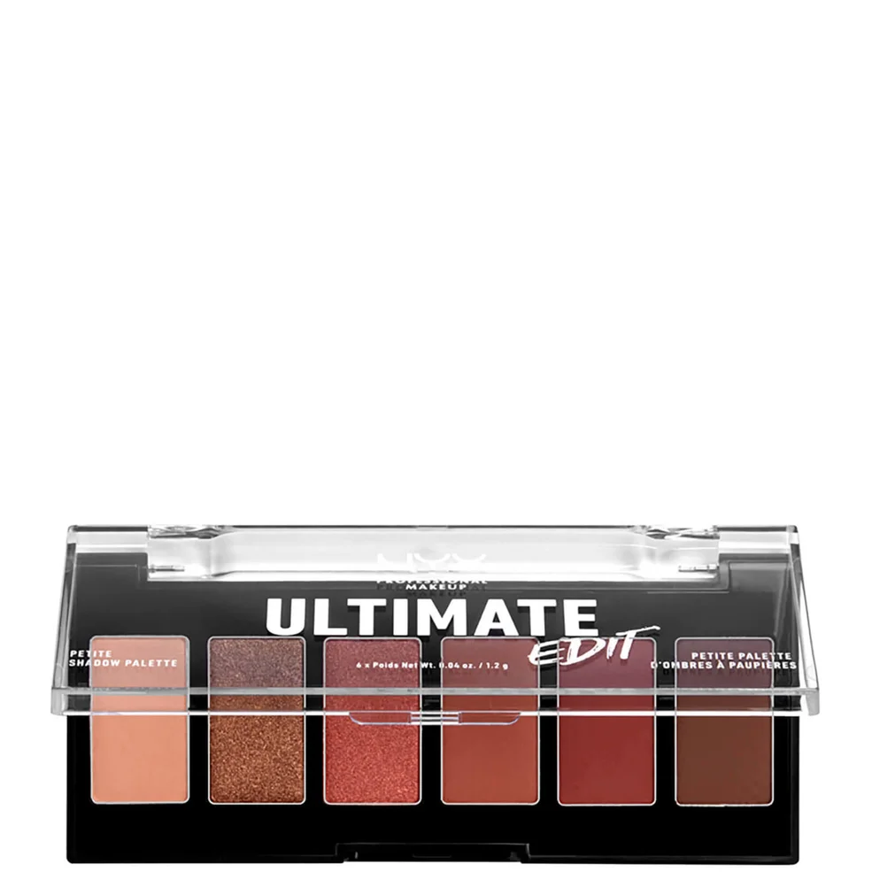 NYX Professional Makeup Ultimate Edit Petite Eye Shadow Palette - Warm Neutrals Imagen 1