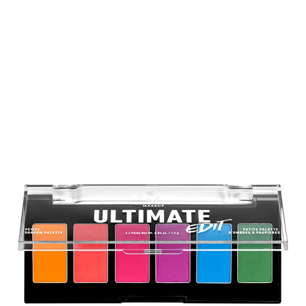 NYX Professional Makeup Ultimate Edit Petite Eye Shadow Palette - Brights Imagen 1