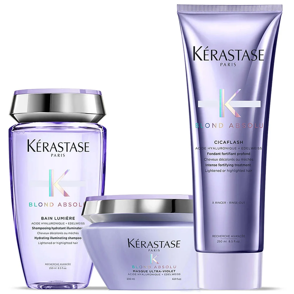 Trío de champú, acondicionador y mascarilla Blond Absolu Lumière de Kérastase Imagen 1