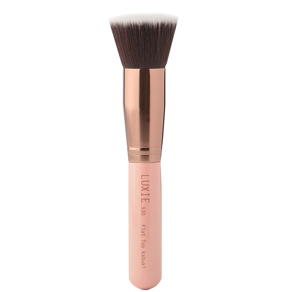 Luxie 530 Flat Top Kabuki Brush - Rose Gold Imagen 1