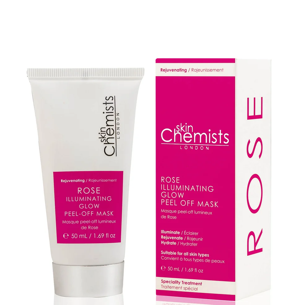skinChemists Rose Illuminating Glow Peel-Off Mask 50ml Imagen 1