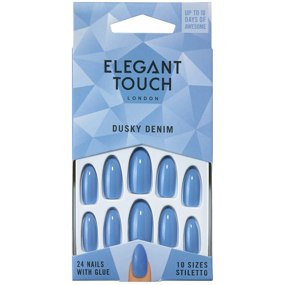Elegant Touch Polished Core Nails - Dusky Denim Imagen 1