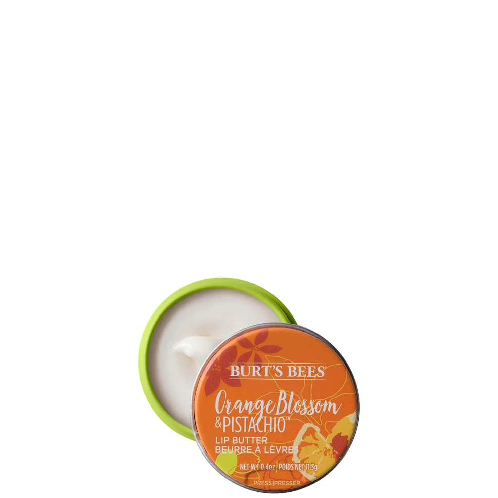 Burt's Bees 100% Natural Moisturizing Lip Butter with Orange Blossom and Pistachio, 11.3g Imagen 1