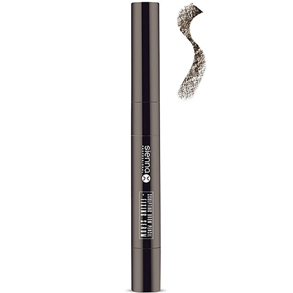 Sienna X Sculpting Brow Pencil and Fixing Serum - Dark Brunette Imagen 1