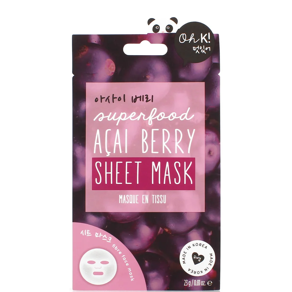 Oh K! Acai Sheet Mask 23g Imagen 1