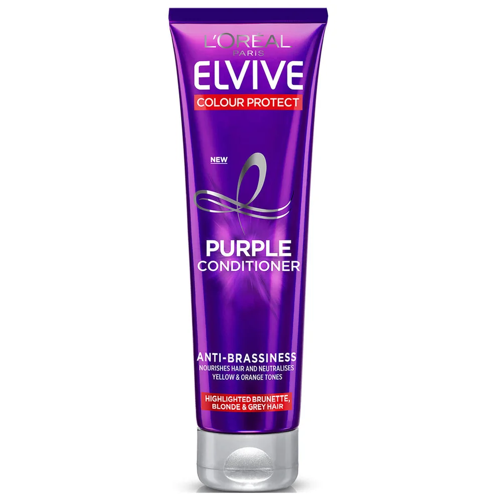 L'Oréal Paris Elvive Colour Protect Anti-Brassiness Purple Conditioner 150ml Imagen 1