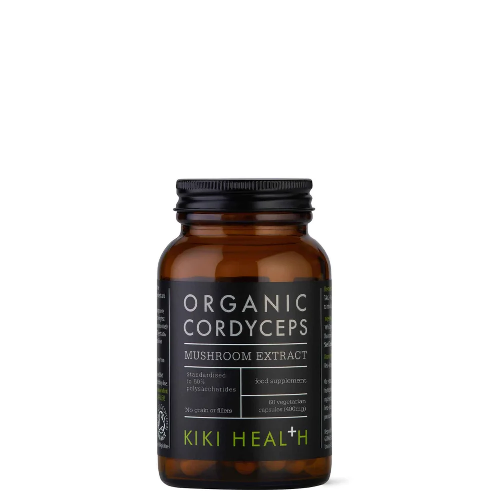 KIKI Health Organic Cordyceps Extract Mushroom (60 Vegicaps) Imagen 1