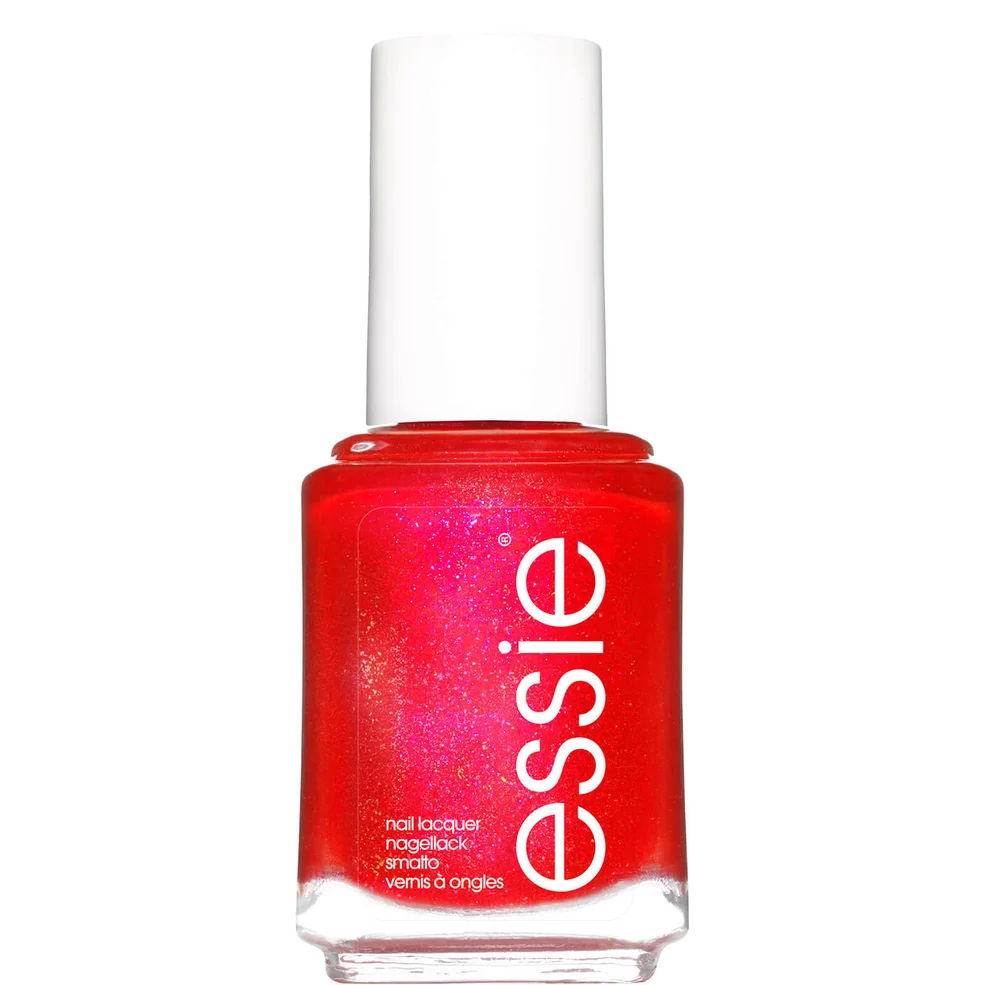 essie Celebrating Moments 635 Let's Party Red Shimmer Nail Polish 13.5ml Imagen 1