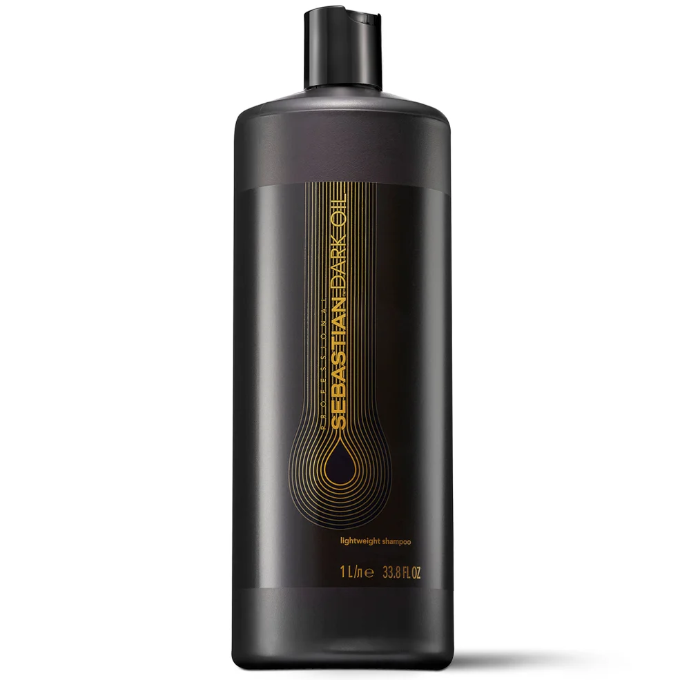 Sebastian Professional Dark Oil Lightweight Shampoo for Smooth Shiny Hair 1000ml Imagen 1