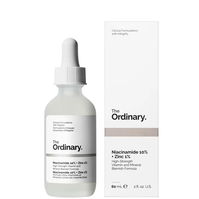 The Ordinary Niacinamide 10% + Zinc 1% Sérum Tamaño grande 60 ml