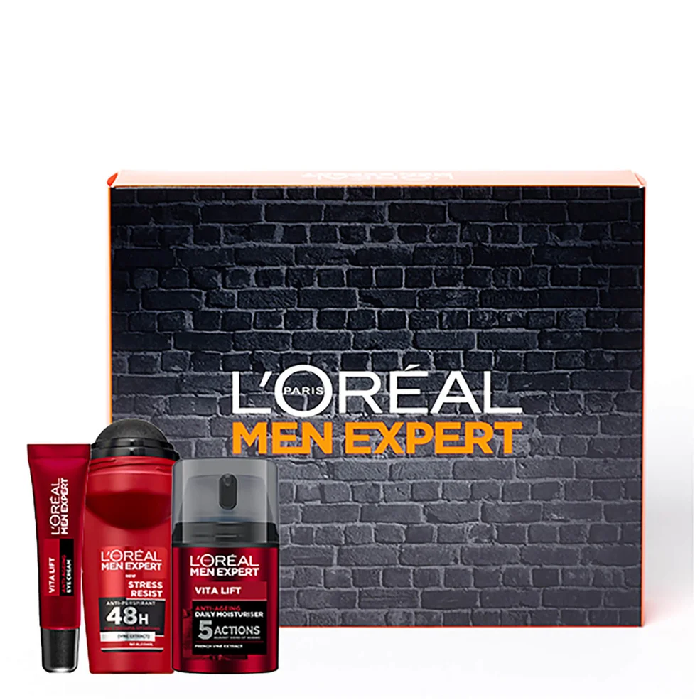 L'Oréal Paris Men Expert Anti-Ageing Moisturiser Regime Kit Imagen 1