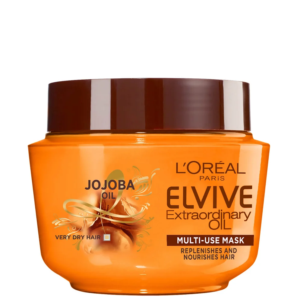 L'Oréal Paris Elvive Extraordinary Oil Hair Mask Pot for Dry Hair 300ml Imagen 1