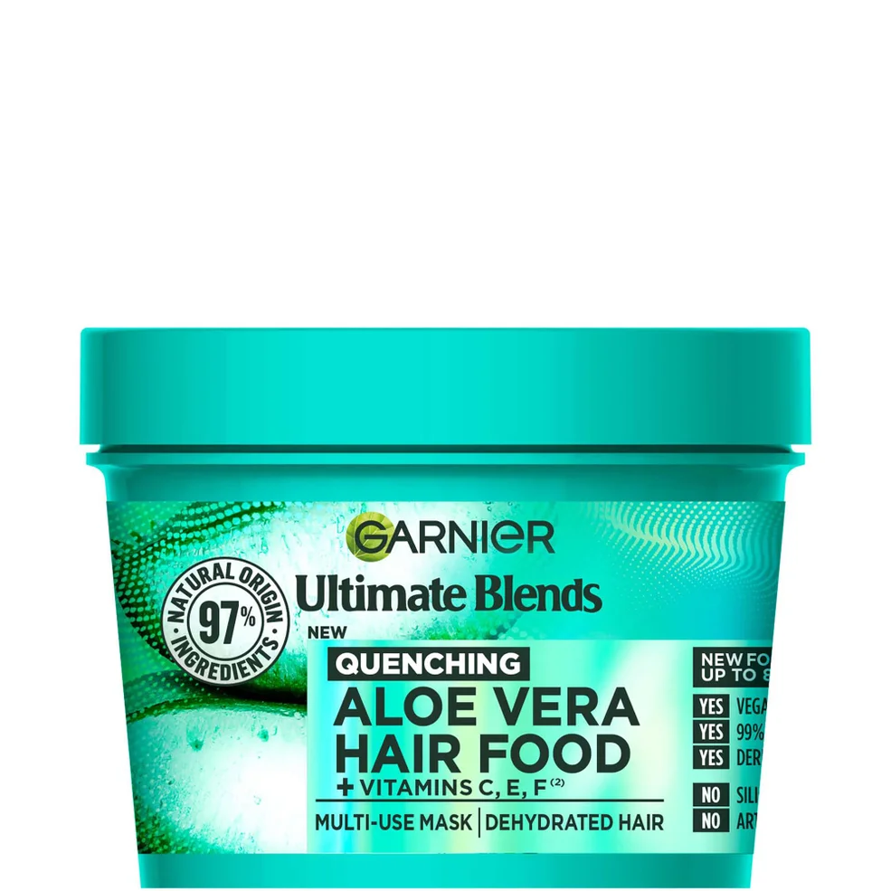 Garnier Ultimate Blends Hair Food Aloe Vera 3-in-1 Normal Hair Mask Treatment 390ml Imagen 1