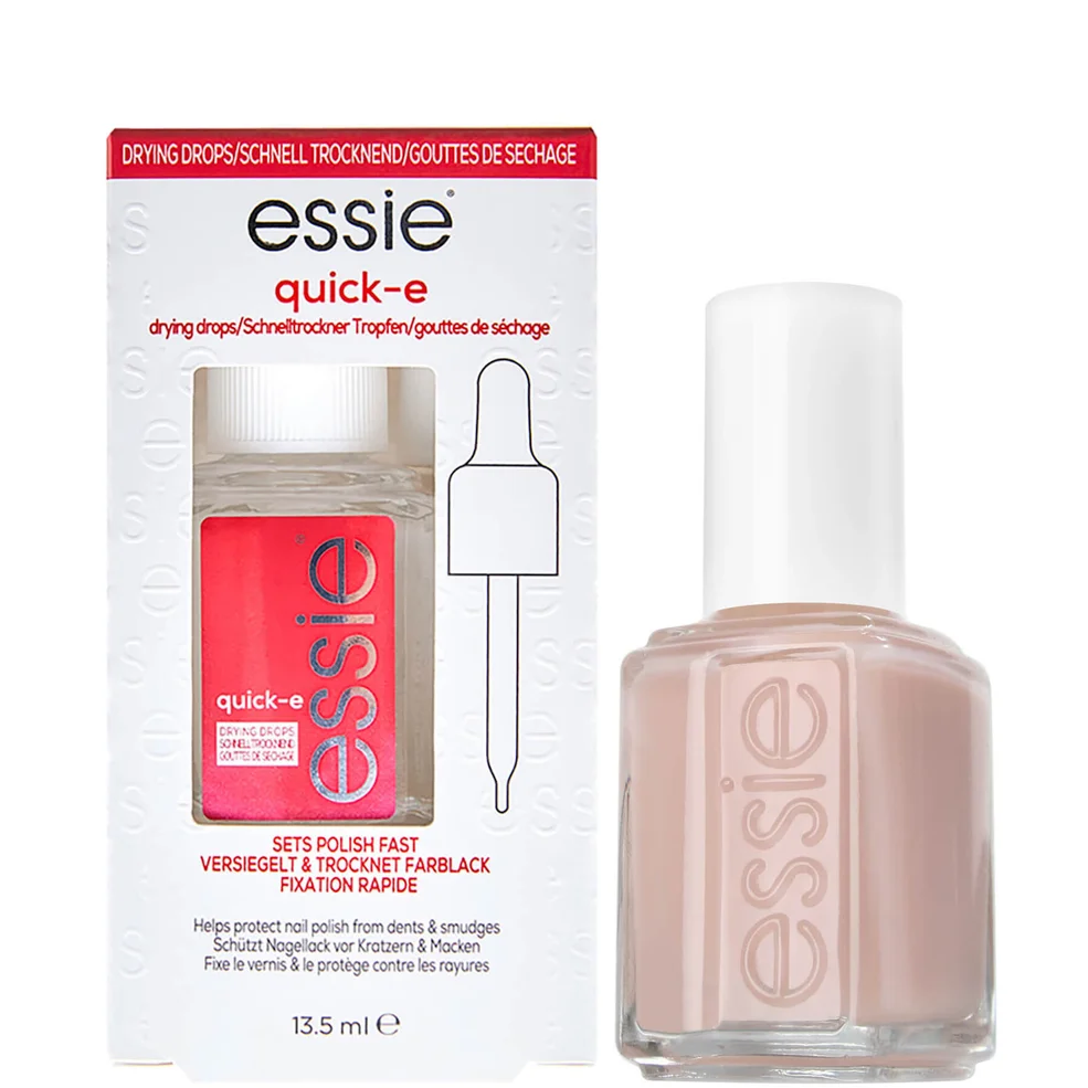 Essie Ballet Slippers Pink Nail Polish and Quick Dry Drops Kit Imagen 1